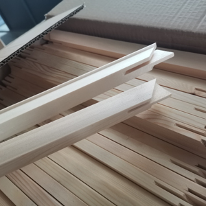 定制担架杆实心松木散装木制Diy画布画框