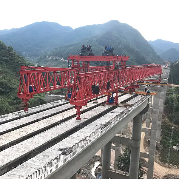 150T viadotto costruzione di lancio gru ponte fascio di lancio macchina