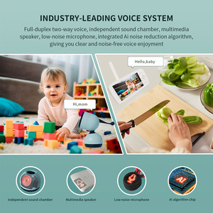 First <strong>Nanny</strong> Camera with Charging Base 1080P HD IR Night Vision Camera for Babies 3500mAh Battery Home Security Baby Monitor - Product Image 4