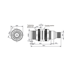 Sense MS18-30V <strong>Diffuse</strong> <strong>Reflection</strong> UItrasonic <strong>Sensors</strong> - Product Image 3