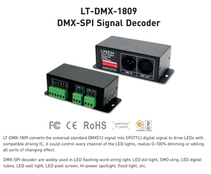 LTECH decodificatore segnale DMX-SPI DMX512 conversione del segnale digitale LED Controller di illuminazione digitale - Product Image 3