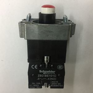 Originale autentico prodotto da Sch Neider marchio ZB2BWB41C 24V 1 normalmente aperto titolare pulsante rosso con luce - Product Image 2