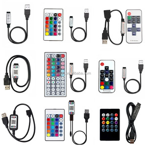 Multi <strong>Function</strong> RGB LED <strong>Controller</strong> for 5V USB Strips With 3Key Dimmer Plus Wireless IR 24Key RF 17Key Bluetooth Remote Control - Product Image 6
