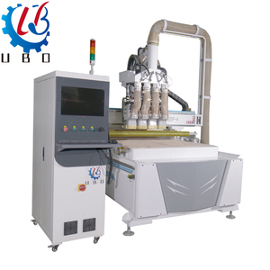 Enrutador de madera CNC de riel de guía cuadrado Máquina de corte CNC de 3 ejes Cuatro procesos - Product Image 4