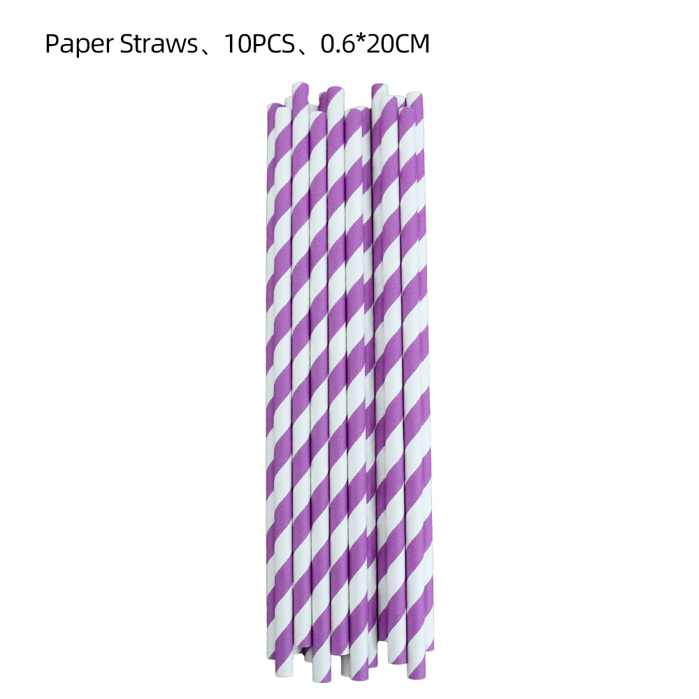 straws -- purple