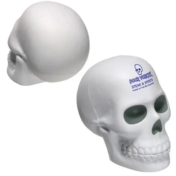 OEM Skull pu sfere antistress/Skull antistress Ball/Skull anti Stress foam ball
