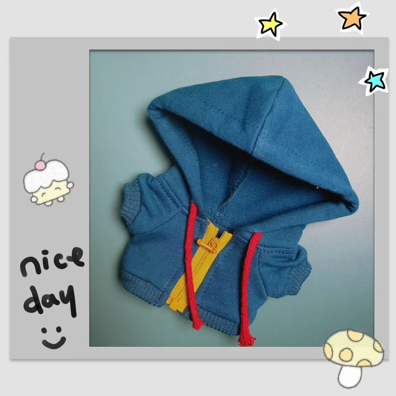 Labubu sweater suit klein blue