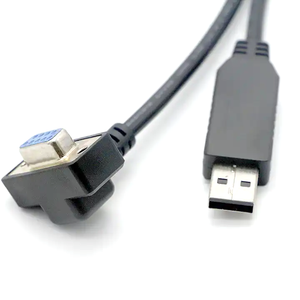原始设备制造商/ODM FT232RL USB AM至DB9 RS232母向上角度90弯头适配器串行电缆 - Product Image 5