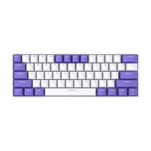 Miniklein-Spiel-Stil PCB 60 RGB mechanische Tastaturkomponenten bunte drahtlose Tastatur mit LED - Product Image 1