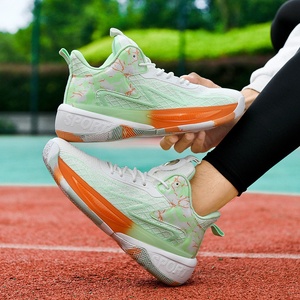 Giày chạy bộ nam ngoại cỡ xuyên biên giới Giày đế mềm lưới thoáng khí chống trượt cho học sinh trung học giày rộng chân béo - Product Image 4