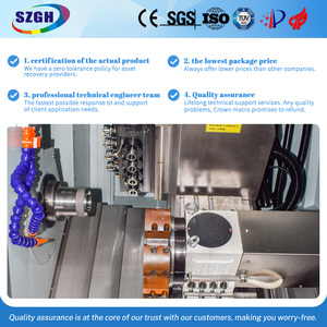 <strong>Multi</strong> <strong>Function</strong> <strong>CNC</strong> <strong>Machine</strong> Fast Speed Cutting Metal Turning and Milling <strong>Machine</strong> 4+4 - Product Image 4