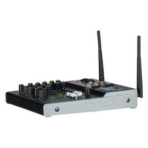 LX402DSP+2mic 4 Channel 99 Dsp Power Audio Amplifier <strong>Match</strong> <strong>Sound</strong> Mixer With Microphone Handheld - Product Image 2