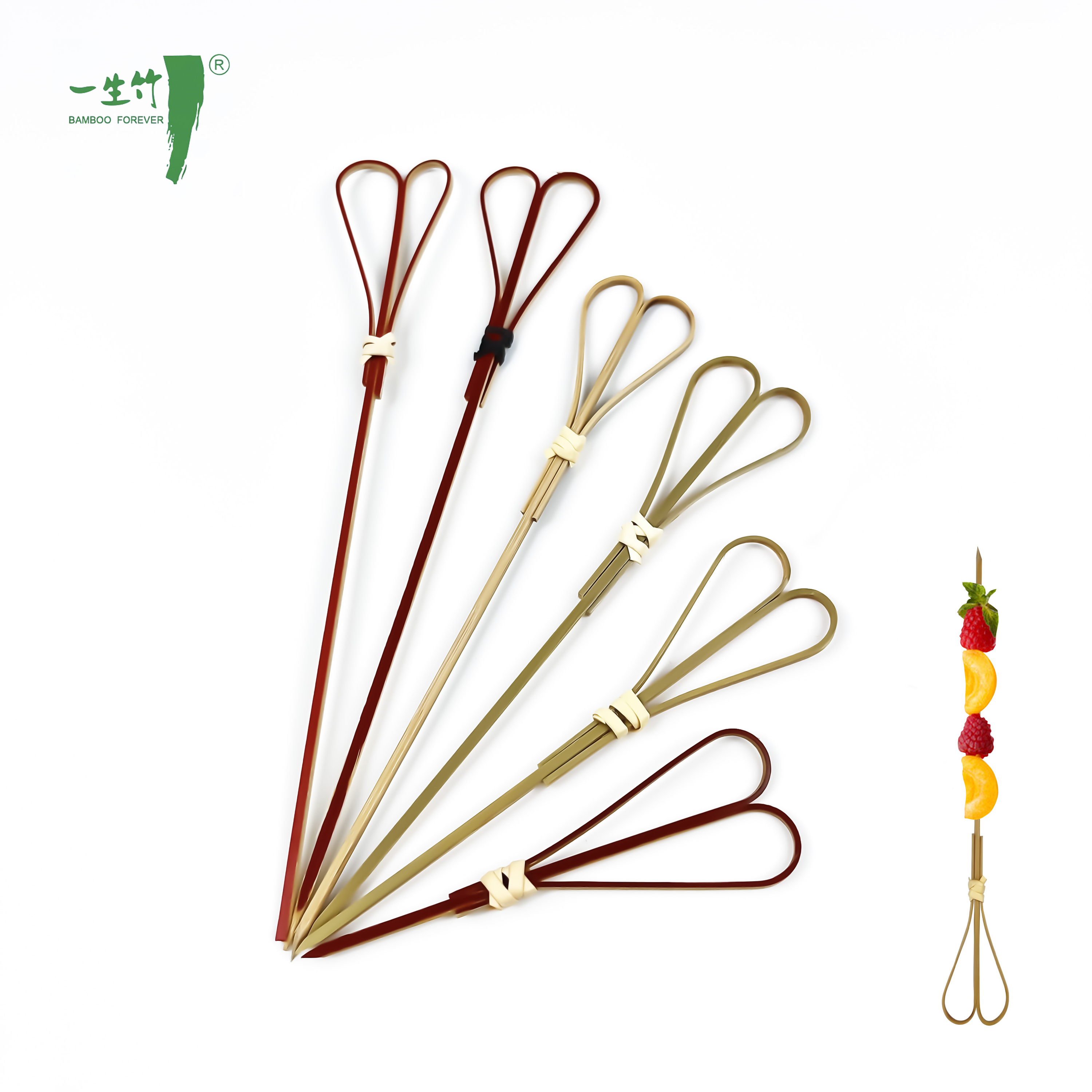 Bamboo Heart Skewer
