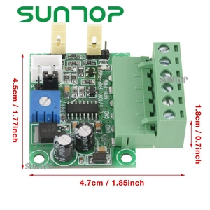 Converter <strong>Module</strong> 0-5V/0-10V <strong>Analog</strong> <strong>Input</strong> Voltage to 0-100% PWM Signal 2KHZ-20KHZ