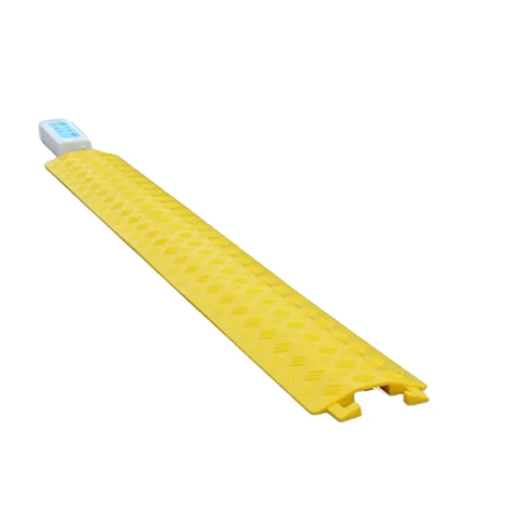 Protection de câbles de sol en pvc jaune, 10 pièces, pour conduits