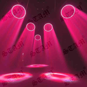 Işın bar ışığı Pub Led daire tam renkli Retro işık Livehouse Dj disko Pub Led matrix Retro işık DMX512 kontrol işın bar - Product Image 6