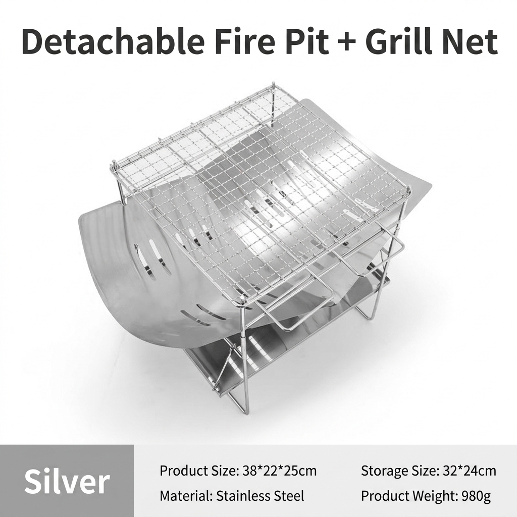 fire pit - grill net