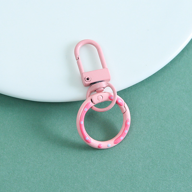 Pink Donut Spring Door Hook