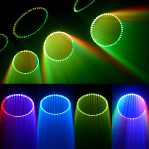 New Kinetic Beam Ring <strong>Light</strong> LED RGBW DMX512 Control Kinet Winch System DJ <strong>Lights</strong> for Bar Night Club Concert Disco Stage Lighting - Product Image 3