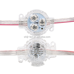 SHIJI Manufacturer WS2818 RGB Permanent Christmas Lights <strong>String</strong> 30mm IP67 Outdoor Waterproof <strong>LED</strong> Pixel Point Light Source - Product Image 4
