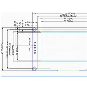 2,42 Zoll OLED-Anzeige modul 128*64 SSD1309 SPI/IIC-Schnitts telle für Arduino 4Pin 7Pin 9Pin 16Pin