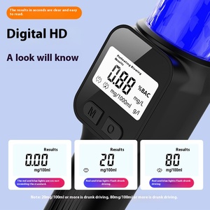 Đặc biệt breathalyzer rượu <span class=keywords><strong>Tester</strong></span> Thiết bị phát hiện say rượu lái xe hơi thở thử nghiệm cho rượu nội dung - Product Image 4