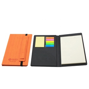 Promotional logo Custom Printed Sticky <strong>Note</strong> in <strong>Memo</strong> Pads Notepad <strong>Notebook</strong> pink with Pen Holder