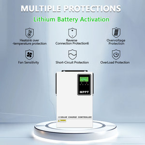 Контроллер заряда солнечной батареи Y & H 140A MPPT 48V с ЖК-дисплеем PV MAX 500V для аккумулятора AMG, затопленных, LI, пользователей - Product Image 3