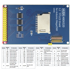 Modulo schermo LCD personalizzato da 3.2 pollici 480 * Display Arduino LCD 320