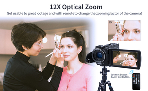 AX60 UHD 4K 5.0MP Optical Video <strong>Camera</strong> 3.5'' <strong>IPS</strong> Screen Digital Cameras for Live Streaming Conference <strong>Recording</strong> <strong>With</strong> HDMI - Product Image 3