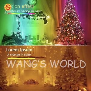 RGB <strong>Remote</strong> Control USB Copper LED Fairy <strong>String</strong> <strong>Lights</strong> Christmas Party Tree Decoration - Product Image 4