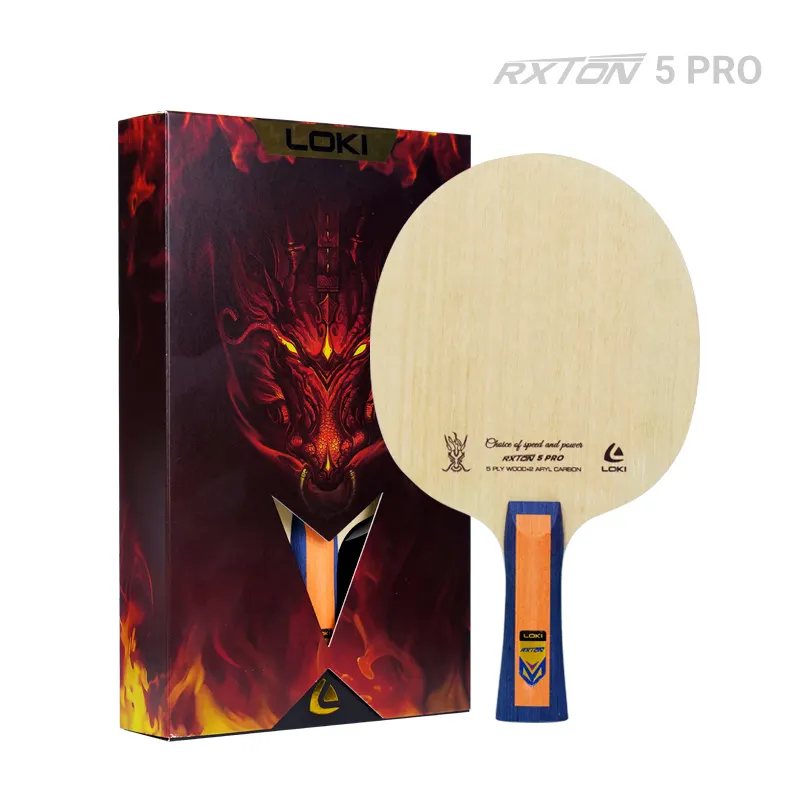 Loki 2024 sıcak satış Rxton 5Pro profesyonel bazalt elyaf masa tenisi Blade Ping Pong kulübü eğitim için