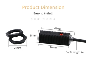 Sensor fotoeléctrico retrorreflectante difuso E3FA de 50cm para máquinas de embalaje Categoría de producto óptico - Product Image 4