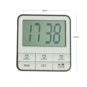 Alta qualità nero grande Display LCD digitale cucina conto alla rovescia funzione di memoria Timer conto alla rovescia magnetico Count-Up Timer - Product Image 3