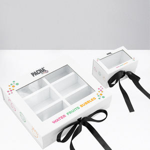 Katlanabilir mıknatı<span class=keywords><strong>s</strong></span> karton serin PVC pencere tutucu meyve suyu şişesi ambalaj kutuları için meyve suyu şişesi