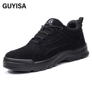 GUYISA绝缘10KV工作服系列防砸防刺黑色达标塑料鞋头安全鞋 - Product Image 5