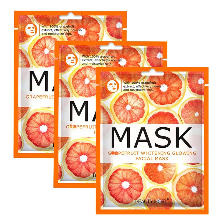 best high quality make your own brand fabric rolls sheet face facial mask