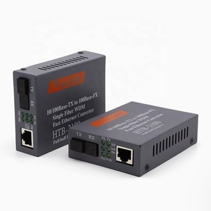 セルフアダプティブ10/100M RJ45 25KM SCポートプラグアンドプレイHTB 3100トランシーバー光ファイバーメディアコンバーターWiFi 4G 3Gネットワーク用 - Product Image 6