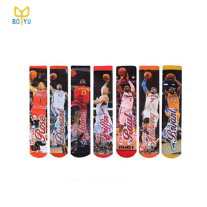 BY-N664 Mens Sublimation <strong>Socks</strong> Custom 3d Printing <strong>Socks</strong> - Product Image 2