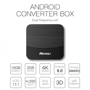 OTT Android Tv Box + Decodificador HD para TV, Wifi, Ethernet, Android 11, Receptor Terrestre, 1080p, DVB, T2, Android TV Box, Android 11 - Product Image 5