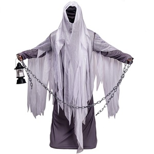 男装幽灵服装万圣节角色扮演恐怖恶魔幽灵服装