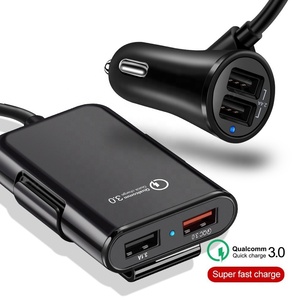 QC3.0 usb araba şarjı 8A hızlı şarj 4USB çok fonksiyonlu araba şarjı - Product Image 4