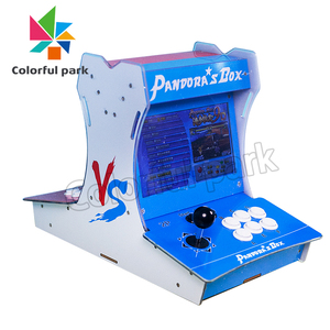 Mini máquina de combate eléctrica para 2 jugadores que funciona con monedas, máquina de arcade de videojuegos callejeros - Product Image 6