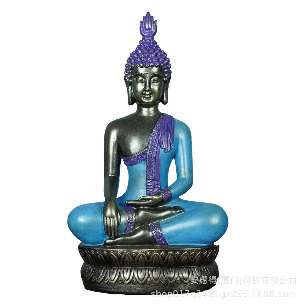 Nuevo estilo del sudeste asiático estatua de Buda decoraciones de resina decoración del hogar artesanías de resina