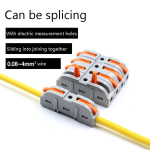 Electric Cable Wire Connector <strong>Spring</strong> Lever <strong>Terminal</strong> <strong>Push</strong> in Wire Connector Lever-Nut <strong>Terminal</strong> <strong>Block</strong> - Product Image 6