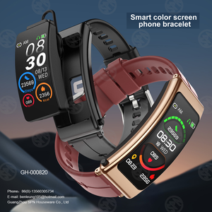 New Design Touch Color Screen <strong>Multi</strong> <strong>Function</strong> USB Rechargeable Waterproof Smart Sports Phone Bracelet - Product Image 1