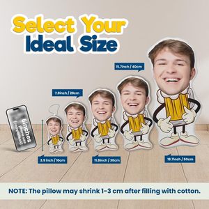 HTPmart 30cmカスタムピーチスキン面白い顔表現枕ペットカスタム印刷枕パーソナライズ写真枕ホーム装飾 - Product Image 4