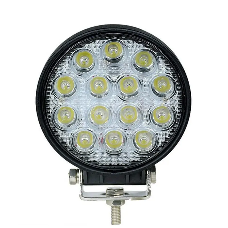 Luz LED redonda para condução off road, lâmpada RTS de alta potência de 4 mm e 55 mm, entrega rápida, para SUV e ATV