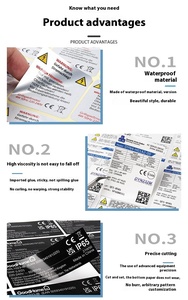 Kunden spezifische Industrie bedarf Etikett Aufkleber Barcode Versiegelung Öl sichere Funktion Gedruckte Seriennummer Zwei dimensionales Code-Logo