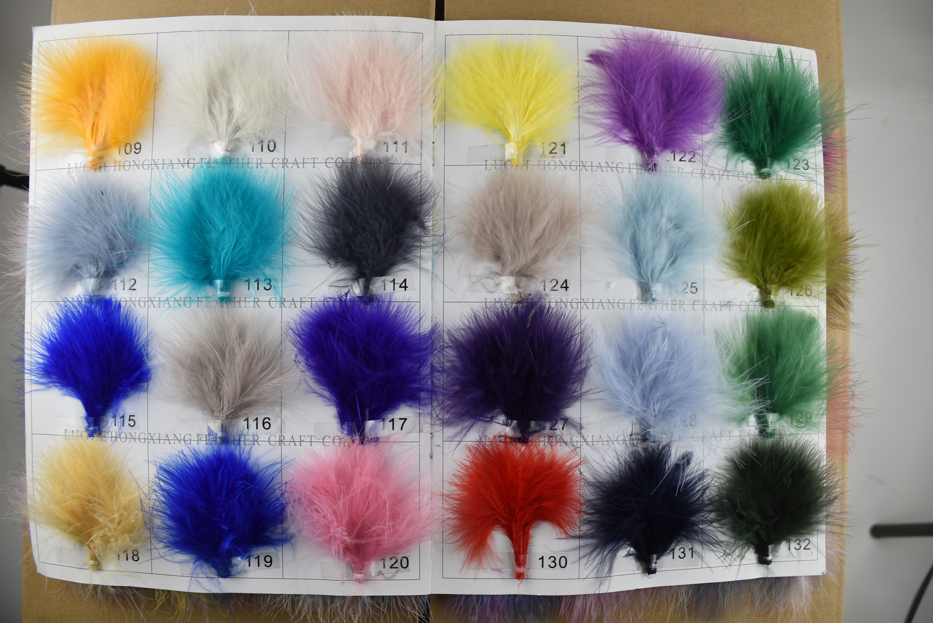 Carte de couleurs 6